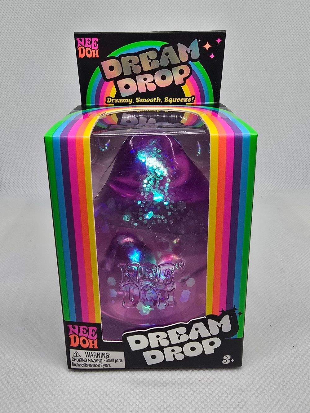 NeeDoh Dream Drop Sensory Squeeze Toy - Purple
